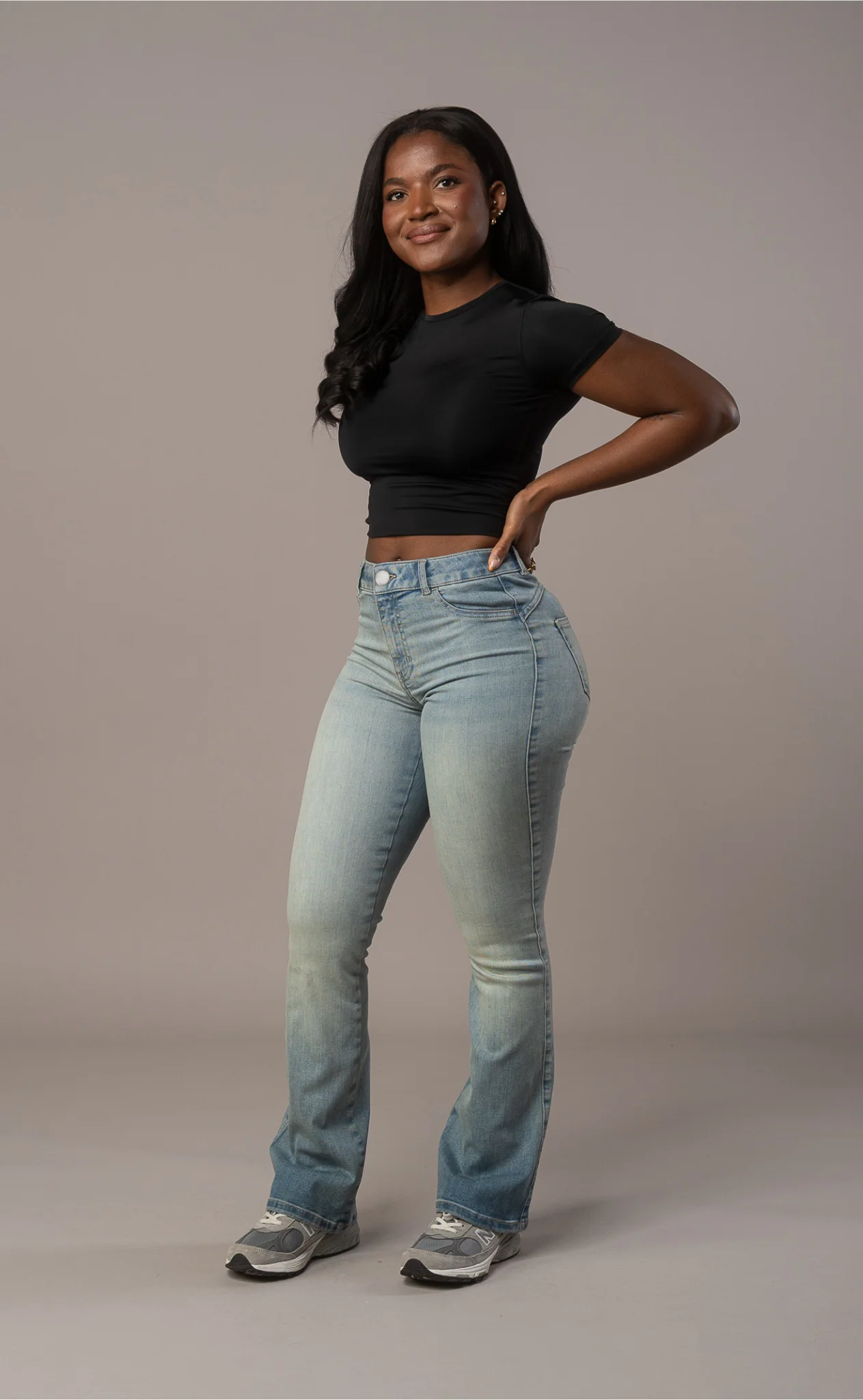 Flared Mid - Distorted Blue