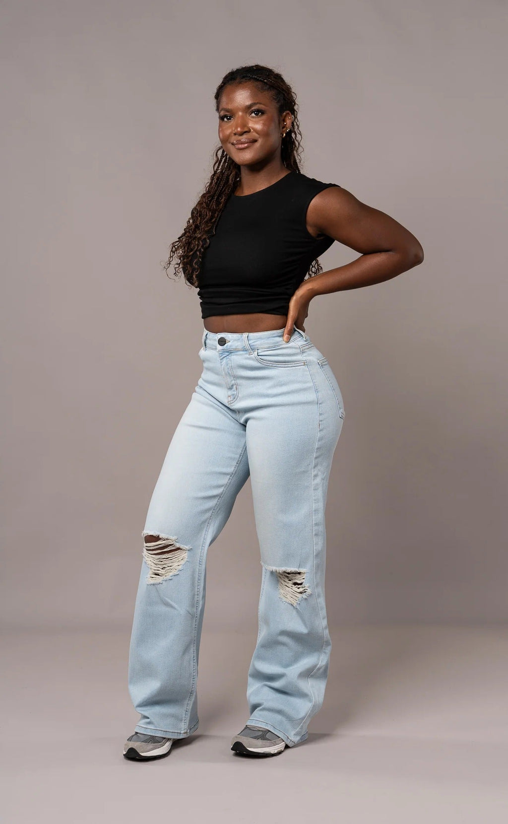 Baggy Ripped - Vintage Blue