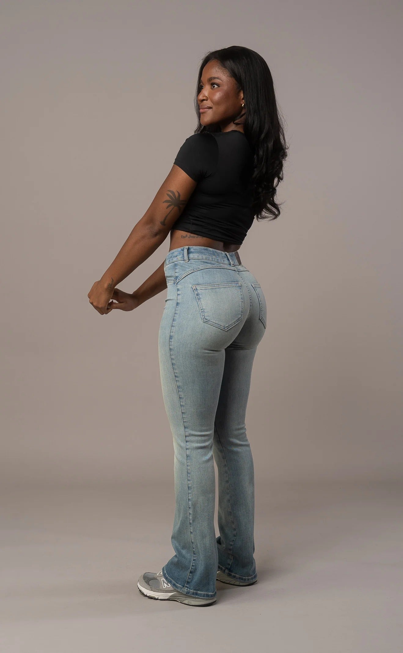 Flared Mid - Distorted Blue