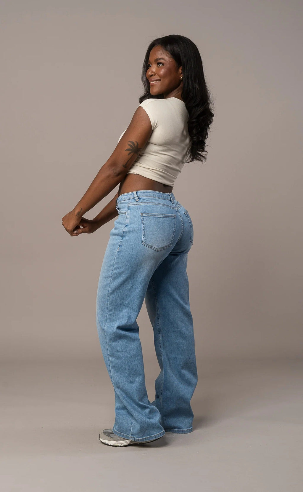 Baggy Low Waisted - Arctic Light Blue