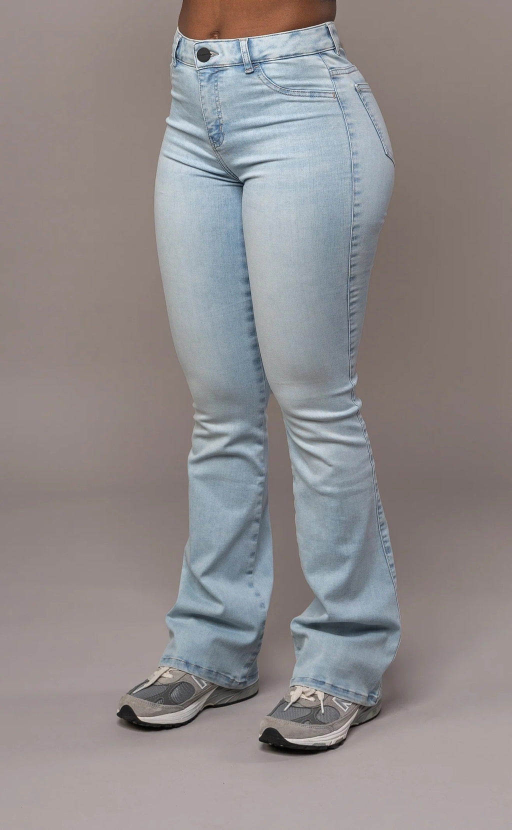 Flared Mid - Vintage Blue