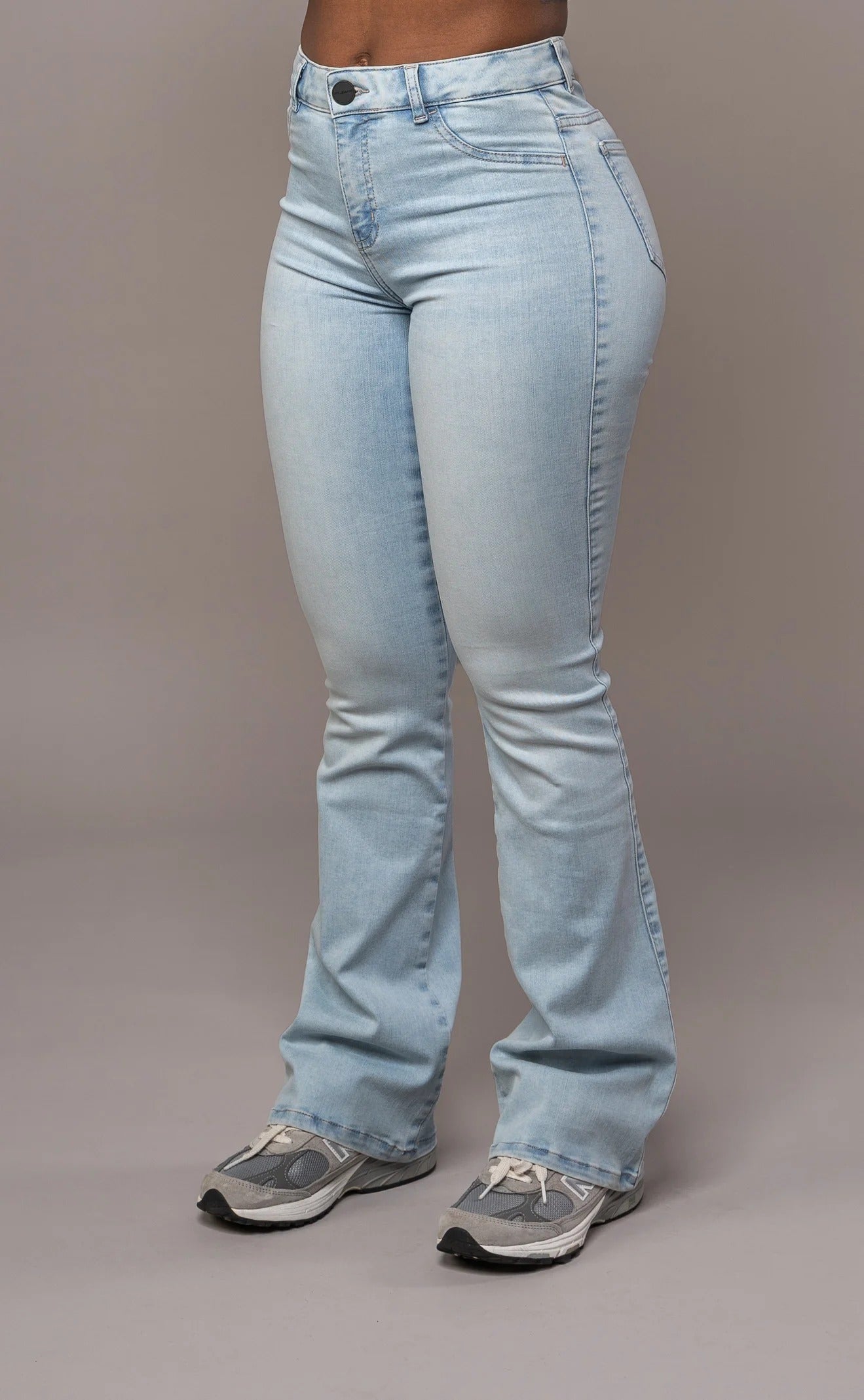 Flared Mid - Vintage Blue